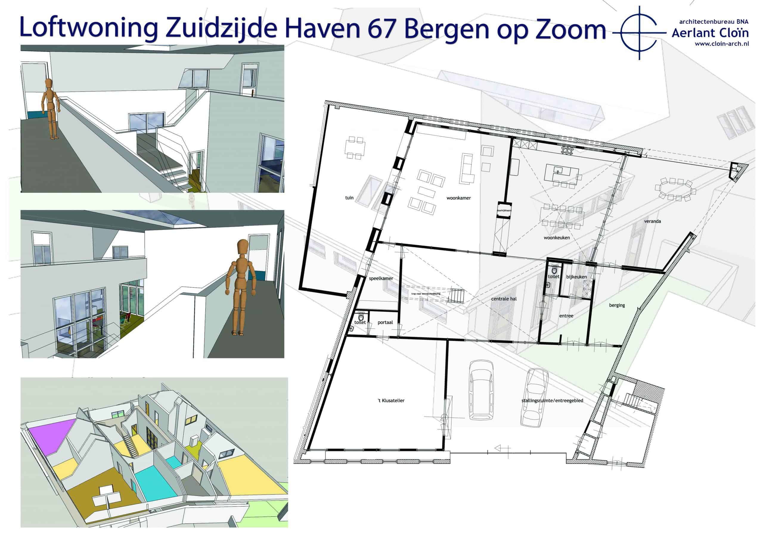 Zuidzijde Haven te Bergen op Zoom Architectenbureau Aerlant Cloïn BNA